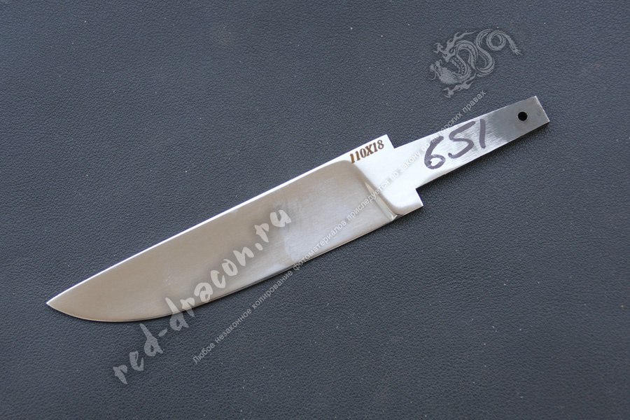 Клинок кованный для ножа 110х18 "DAS651"